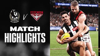 Collingwood v Essendon Highlights  Round 19 2022  AFL [upl. by Hobbie863]