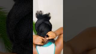 5 minutes fold in natural hairstyle inspo hairstyle natural top music haircare longcurly [upl. by Ivah]