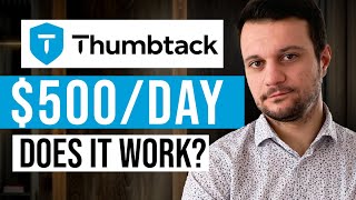 I Tried To Get A Job On Thumbtack As A Complete Beginner Honest Review [upl. by Ailb]