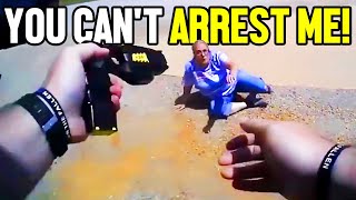 Fearless Grandma REFUSES To Be Arrested [upl. by Edla778]