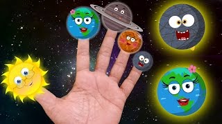 Planeten Finger Familie  BildungsVideo  beliebte Kinderreim Planet Finger Family [upl. by Naenej874]