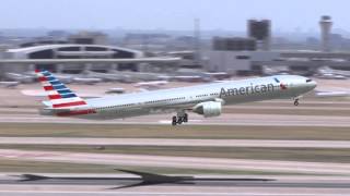 American Airlines new livery on the 777300ER [upl. by Lehrer]