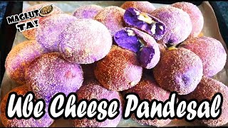 UBE CHEESE PANDESAL  Quick amp Easy Recipe [upl. by Yarised234]