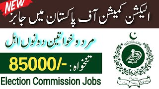 Election Commission of Pakistan ECP Jobs New 2024  New Govt Jobs 2024 Today [upl. by Ellekram]