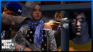 Thots In Jail Season 2 Premiere quotGangLandquot ft Drama Sets In GJG Kae MsDomination GTA 5 Skit [upl. by Enelyw]