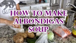 HOW TO MAKE ALBONDIGAS SOUP  COOKING WITH STYLE MOM XO [upl. by Neelhtakyram]