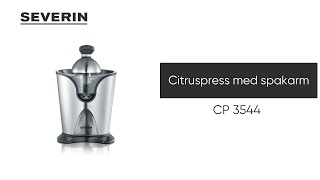 Severin Citruspress med spakarm CP 3544 [upl. by Mitchell]