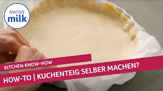 Wie kann ich einen Kuchenteig selber machen  HowtoVideo  Swissmilk 2020 [upl. by Ginnie]