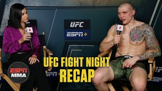 Marvin Vettori breaks down win vs Jack Hermansson  UFC Post Show  ESPN MMA [upl. by Odracer]