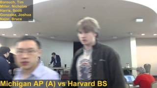 2014 NDT Semis  Michigan AP A vs Harvard BS [upl. by Edlun]