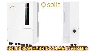 Solis 8kw Hybrid Solar Inverter Review [upl. by Autum]