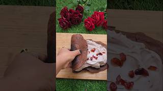 Pancake roll shorts youtubeshorts pancake cake chocolate trending vairalshorts [upl. by Hgielsa250]