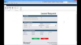 InfoPath SharePoint Leave Request Forms Jan 9 2014 Webinar [upl. by Edmon]