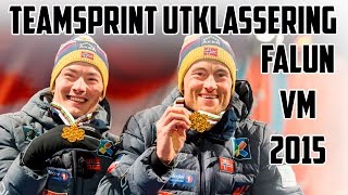 Finale Teamsprint VM 2015 Northug og Krogh tar gull ved utklassering [upl. by Dent]