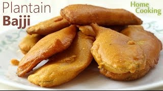 Plantain Fritters  Vazhakkai Bajji  Tea Time Snacks [upl. by Almeeta]