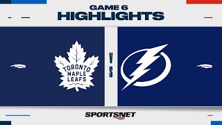 NHL Game 6 Highlights  Maple Leafs vs Lightning  April 29 2023 [upl. by Enomad29]