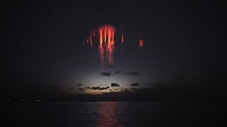 Red Sprites 4K  Greece 45 December 2021 RealTime  Slow Motion [upl. by Kellene]