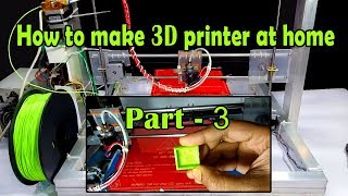 How to make 3D printer at low cost Part  3 [upl. by Ardnos]