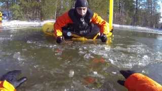 Switlik MOM 600 Rescue Platform Ice Rescue [upl. by Ahsieket]