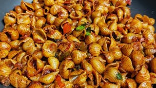 SPICY INDIAN STYLE PASTA  INDIAN MACARONI PASTA  PASTA RECIPE IN 15 MINUTES  MACARONI DINNER [upl. by Pravit694]