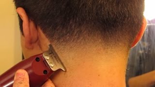 How To Do A Neck Taper On Thick Hair HD [upl. by Ordisy]