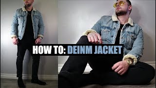 How To Wear A Denim Jacket For Guys5 Sherpa Denim Jacket Outfits [upl. by Garaway482]