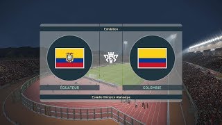 Équateur vs Colombie  match amical  HD  1920 novembre 2019 [upl. by Naeerb]