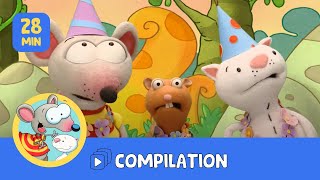 Toopy and Binoo  Binoos Party Hat  3 Exciting Adventures  Vroom Vroom Zoom  Compilation [upl. by Scoter]