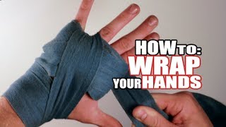 How to Wrap Your Hands for Boxing Kickboxing and Muay Thai [upl. by Bessy]