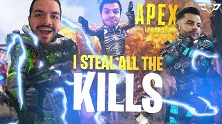 I STEAL ALL THE KILLS TFUE SAID WHAT Apex Legends [upl. by Ellenhoj]