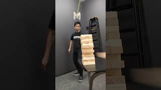 Impossible YoYo Jenga Trick Shot 5A 🪀🎯💥🎲 yoyo jenga trickshots [upl. by Nyrem]