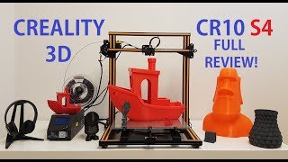 Creality CR10 S4 3D printer Full Review Is it better then CR10S [upl. by Nomrah]