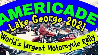 Americade Lake George NY Worlds Biggest Motorcycles RallyEvent americadelakegeorge [upl. by Eninnaej]