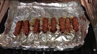 Sausages cooked in 20 minutes in the Oven Fasteasy NO Dishes Dirtied No Mess Cheap too [upl. by Sherurd819]