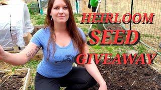 Spring Garden Heirloom Seed GIVEAWAY [upl. by Isbel]