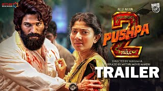 Pushpa 2 Trailer  Pushpa 2  The Rule 🔥  Telugu  Allu Arjun  Sukumar  Rashmika  Fahadh Faasil [upl. by Sadirah742]