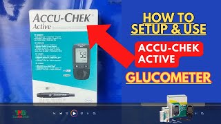 How to use Accu Chek Active Blood Glucose Monitoring system Accu Chek Demonstration I Glucometer I [upl. by Devin256]