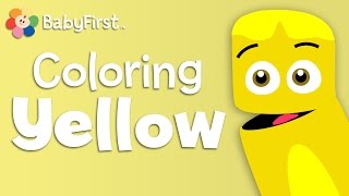 Lemons Corn and Bananas  Yellow  Learn the Colors  Color Crew  BabyFirstTV [upl. by Thgiwed514]