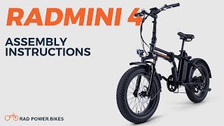 RadMini 4 Assembly Instructions  Rad Tech [upl. by Subocaj67]