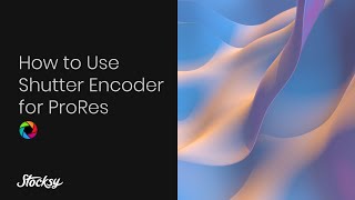 Encode ProRes on a PC Using Shutter Encoder [upl. by Erwin]