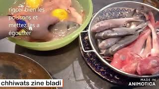 Comment laver et frire ses poissonschhiwats zine bladi [upl. by Ahseer265]