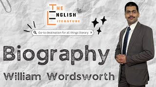 William Wordsworth  An English Romantic Poet  Biography  IGNOU MEG 01 British Poetry [upl. by Melantha]