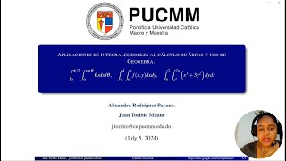 INTEGRALES DOBLES AL CÁLCULO DE ÁREAS Y USO DE GEOGEBRA  Cálculo Vectorial Elemental [upl. by Gilburt]