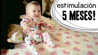 Actividades Bebé 5 meses  Estimulación Temprana  Early stimulation activities  5 months [upl. by Aihsetal]