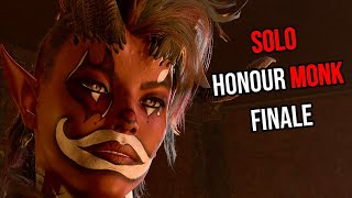 Karlach Monk SOLO Honour BG3 FINALE Patch 7 [upl. by Kelila]