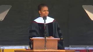 Michelle Obama Oberlin College Commencement Speech 2015 [upl. by Atinaj354]