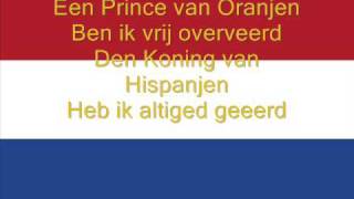 Hymne National des Pays Bas [upl. by Audri637]