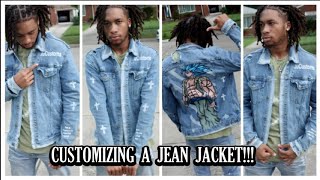 Custom Jean Jackets Fashion Designer Secrets [upl. by Oilalue]