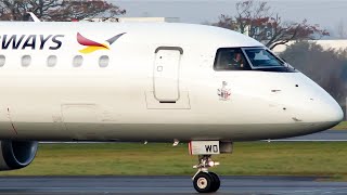 Early Morning Plane Spotting at Glasgow GLA  61123  JSM Aviation [upl. by Amhsirak]