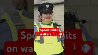 Speeding pedestrians will be fined guardingireland newscheck funny [upl. by Nylyrehc627]